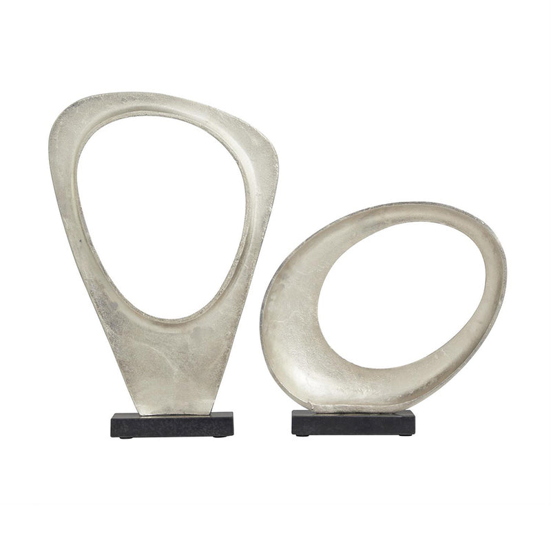 Escultura Abstracta Plata UA-1963A/B