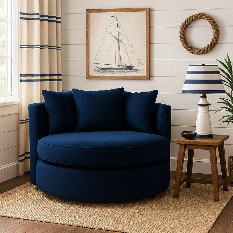 Sillón Newport azul DF-108046