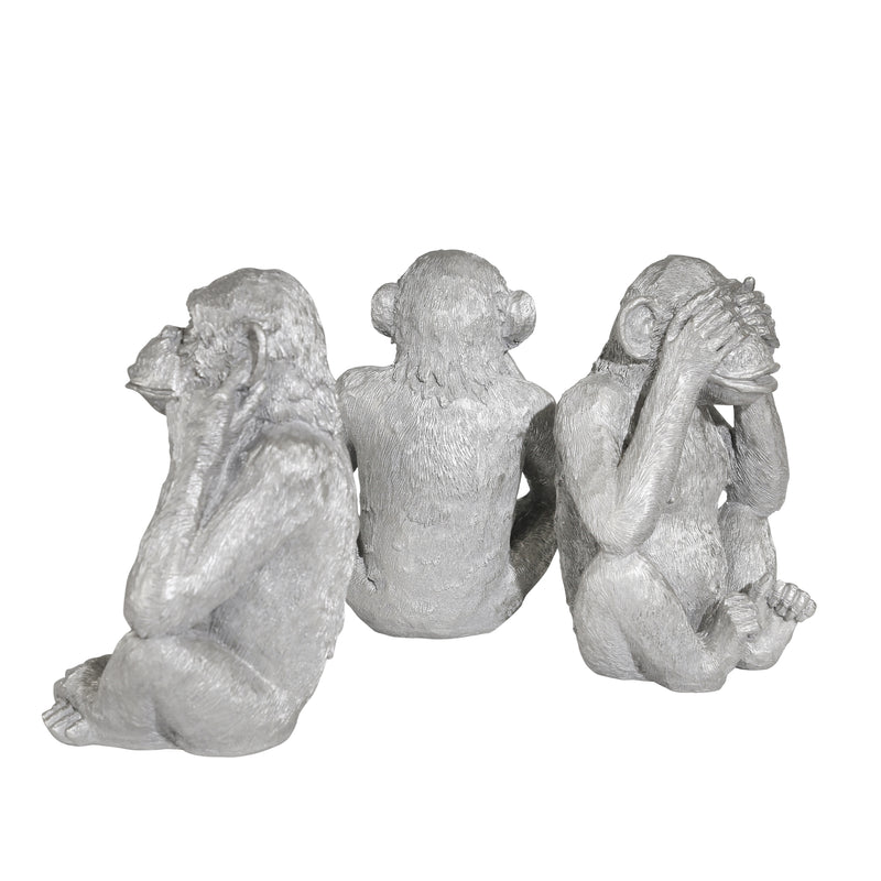 set de esculturas de mono