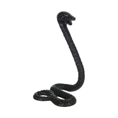 escultura de serpiente negra