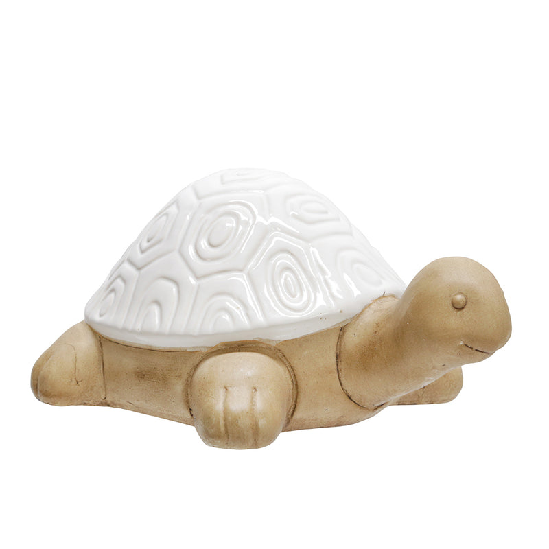 escultura tortuga ceramica lateral