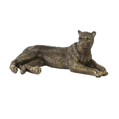 Escultura leopardo dorado UA-1393 (4620340166731)