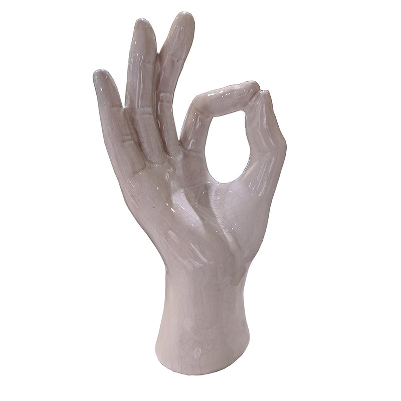 escultura de mano ok