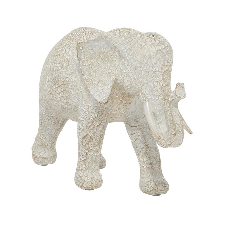 Escultura elefante blanco